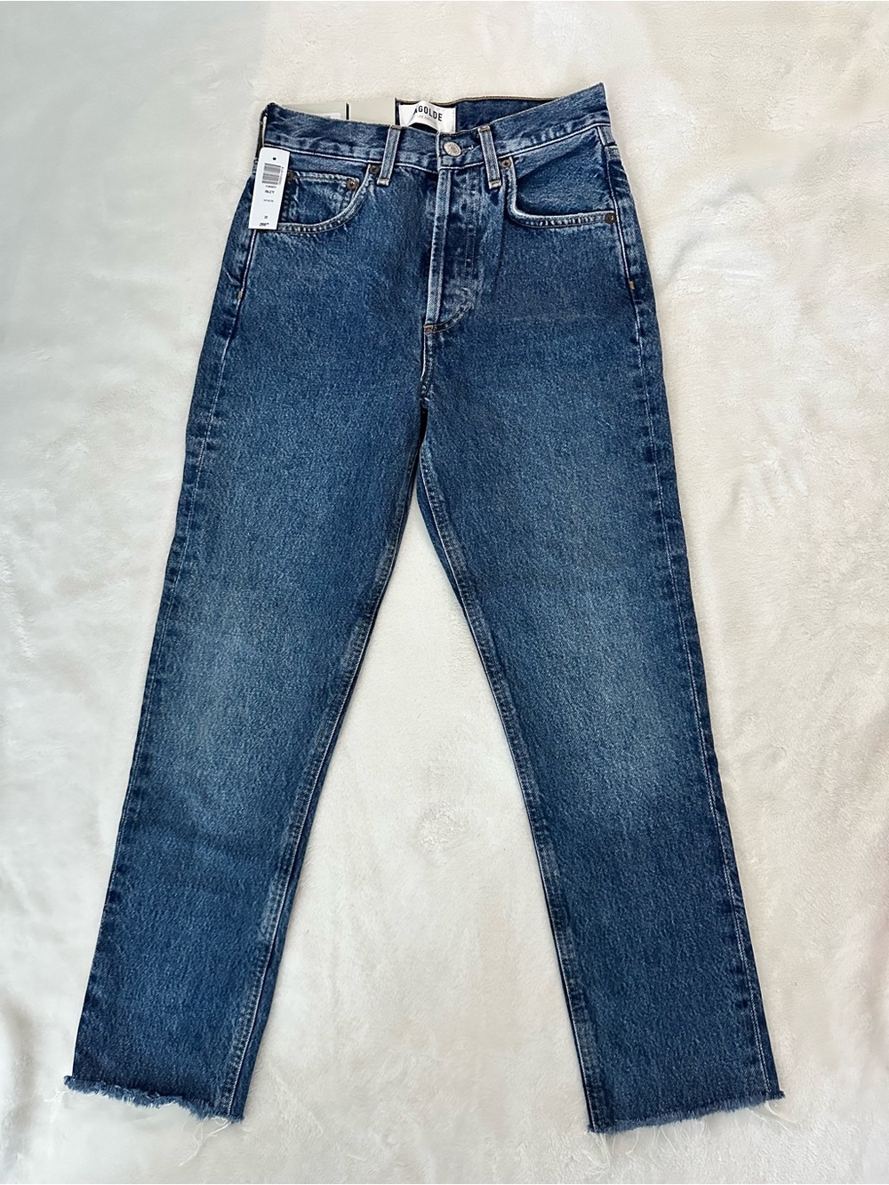 Agolde Women's Riley High Rise Straight Crop Jeans - Picture 3 of 7
